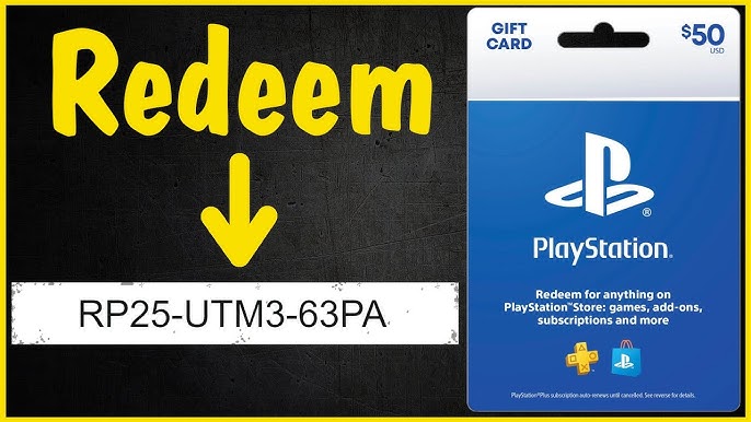Playstation Giftcard Codes Reedem